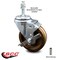 Service Caster 4 Inch High Temp Phenolic Wheel Swivel 10mm Threaded Stem Caster with Brake SCC-TS20S414-PHSHT-TLB-M1015 - alternate 4